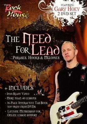 Gary Hoey - The Need For Lead DVD Rock House