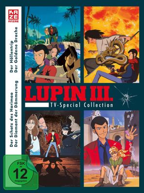 Lupin III. TV-Special Collection 4x DVD-5 - Lupin