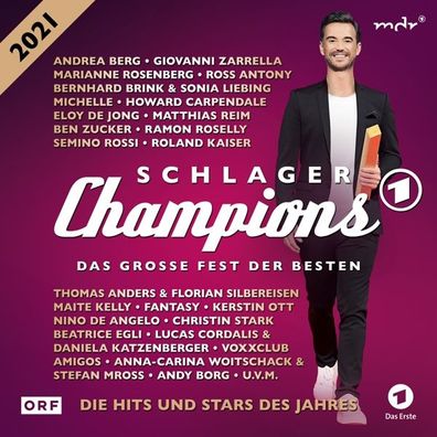 Schlagerchampions 2021 - Das grosse Fest der Besten CD Various Arti