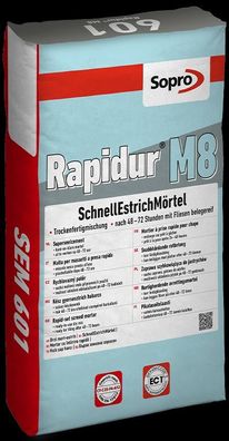 Sopro Rapidur M8 SchnellEstrichMörtel SEM 601 Estrich Mörtel 25KG