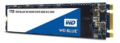 WD Blue Solid State Drive 1TB SATA 6 Gb/ s M.2 2280 (WDS100T2B0B)