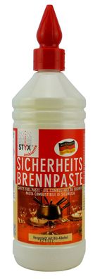 STYX Sicherheits-Brennpaste mit Bio-Alkohol, geruchlos & sicher, Made in Germany
