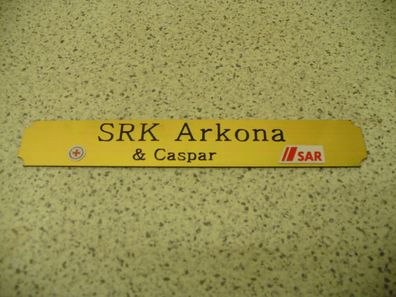 Kleines Namensschild für Modellständer - SRK Arkona