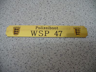 Kleines Namensschild für Modellständer - WSP 47