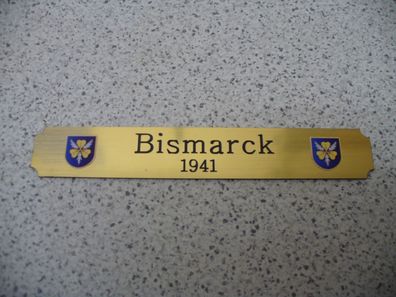 Kleines Namensschild für Modellständer - Bismarck