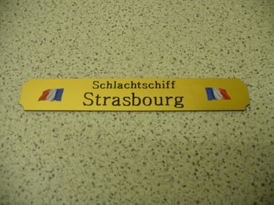 Kleines Namensschild für Modellständer - Strasbourg
