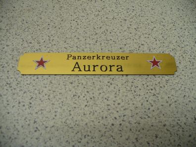 Kleines Namensschild für Modellständer - Aurora