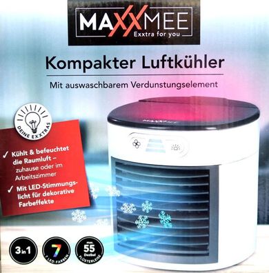 3in1 Luftkühler Maxxmee Ventilator UV-Licht Klimaanlage Klimagerät Mobile NEU