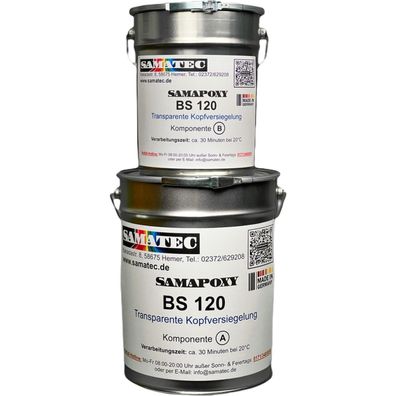Epoxidharz Kopfversiegelung BS120 2K-Epoxid Top Coat Bodenbeschichtung Epoxy