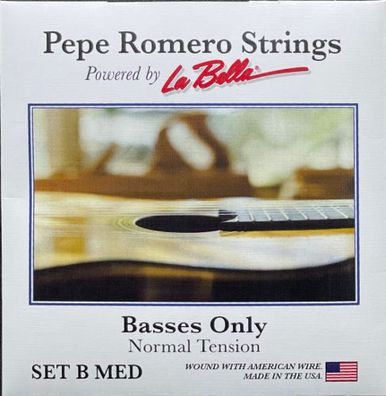 Pepe Romero B MED - Bass Satz - Saiten für Konzertgitarre