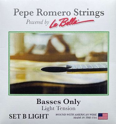 Pepe Romero B LIGHT - Bass Satz - Saiten für Konzertgitarre