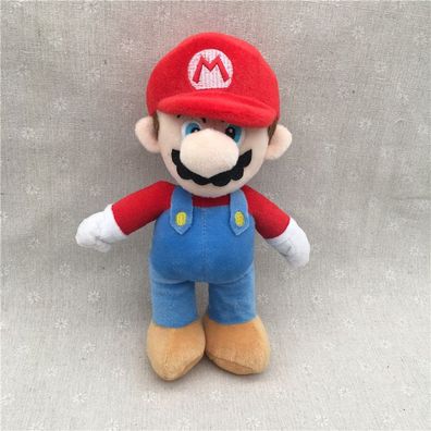 Cartoon Super Mario Bros Stofftier Puppe Mario Plüschtier Geschenk Rot