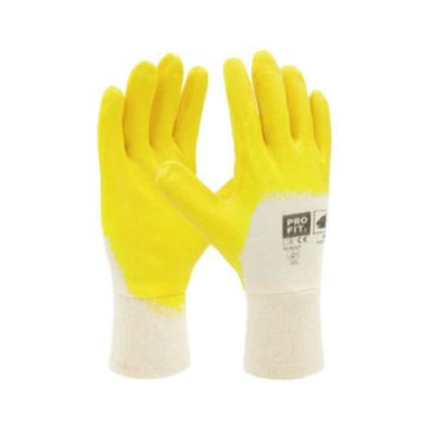 Strong Hand Bau Handschuhe 1-144 Paar  Feldtmann Gelbstar 0552 gelb EN388 Cat .. 