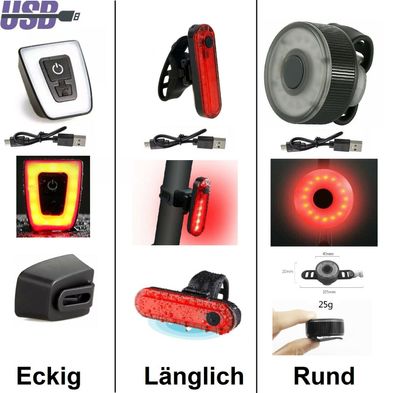 LED Licht rot für Tonister Ranzen Tasche Schultasche Rücksack Schultonister USB