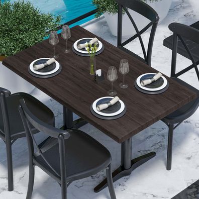 WERZA | Werzalit Tischplatte | 120x70cm | Wenge | Topalit Tischplatte