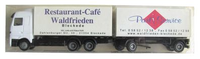 Restaurant Café Waldfrieden Bleckede Nr. - Party Service - MB Actros - Hängerzug