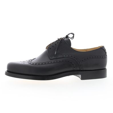 Sandor Kiss Herren Business Schuhe Budapester Full Brogue Derby Schwarz Größe 44,5