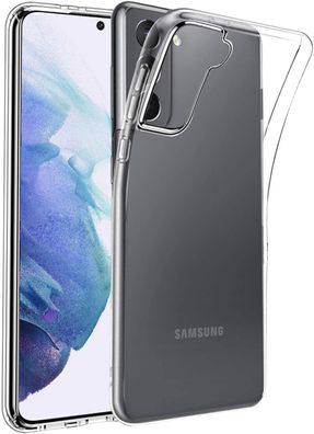 Wisam® Schutzhülle für Samsung Galaxy S21+ Plus G996B Silikon Case Transparent