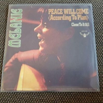 Melanie - Peace will come 7'' Single Germany