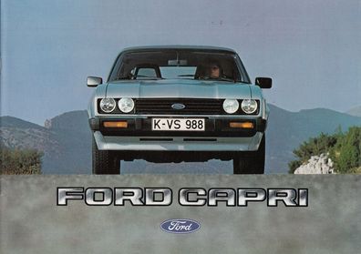 Ford Capri, Autoprospekt