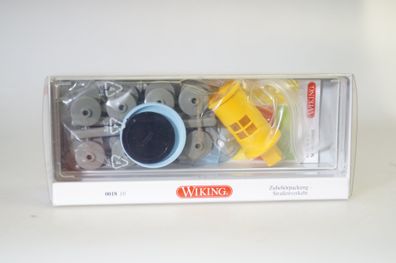 1:87 Wiking 0018 10 Strassenbau-Set, neuw./ovp