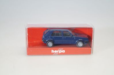 1:87 Herpa 2048/020480 VW GOLF II CL 4-tür. dkl. blau, neuw./ ovp