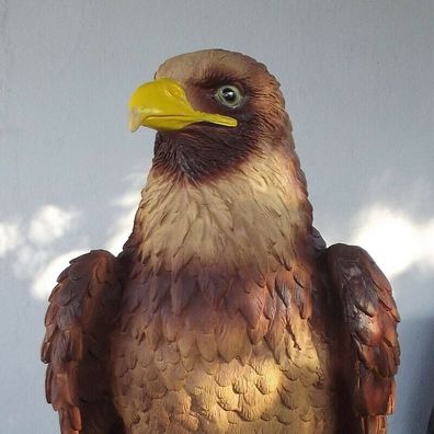 Gartenfigur Adler 67 cm Greifvogel 2483 Garten lebensecht (Gr. Lebensgroß)
