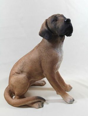 Gartenfigur Hund Dogge - Welpe 52cm 3504 Garten lebensecht Figur (Gr. Lebensgroß)