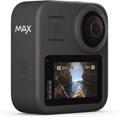 GoPro Max - wasserdichte 360-Grad-Digitalkamera mit Stabilisierung und Touchscreen