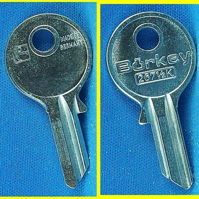 Schlüsselrohling Börkey 267 1/2 K für verschiedene Pohlschröder, Weco