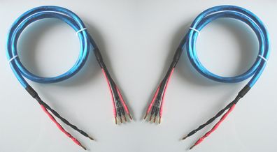 Sommercable "Quadra Blue" / HighEnd Lautsprecherkabel bi-wiring / OFC Class 6N