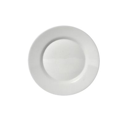 36x Dessertteller Weiß Flach Servierplatte Essen Speisen Geschirr Nachtisch Neu