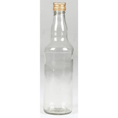 12x Glasflasche 0,5L Schraubkappe Verschluss Saft Wasser Trinken Küche Speisen