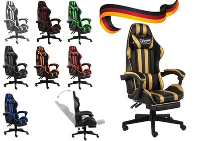 Flamaker Gaming Stuhl Bürostuhl Zocker Stuhl Ergonomischer Gamer Racing PC Stuhl