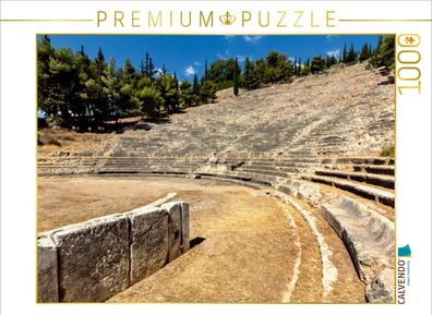 Das in den Felsen gehauene antike Theater von Argos fasste 20.0.. 1000 Teile Puzzle