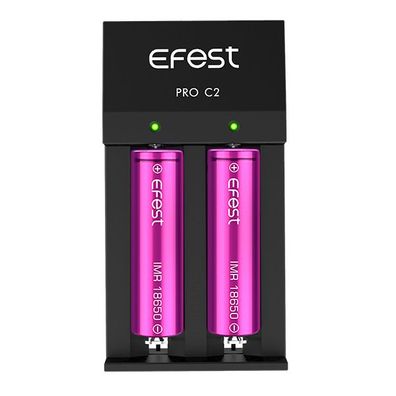 Efest - PRO C2 Smart Charger - Ladegerät für 2x Li-Ion Zellen