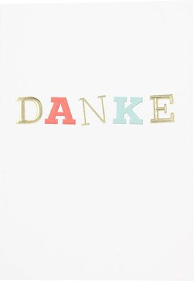 Besonders schoen Klappkarte - DANKE