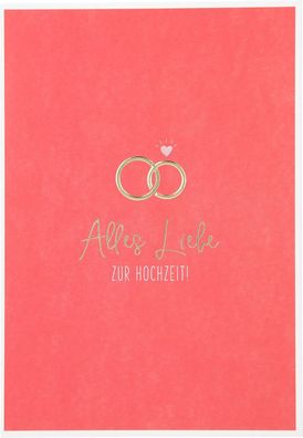 Besonders schoen Klappkarte - Alles Liebe ZUR Hochzeit!