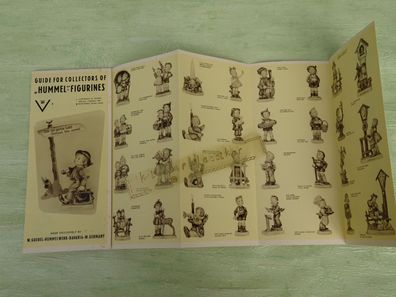 Leporello Katalog Hummel Figurines W. Goebel 1958 West Germany Oeslau