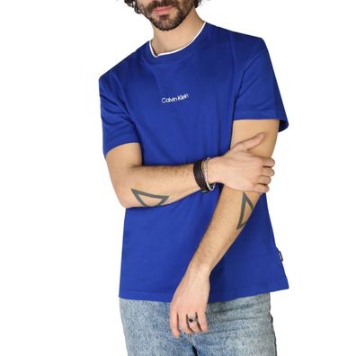 Calvin Klein -BRANDS - Bekleidung - T-Shirts - K10K107845-C85 - Herren - Blau