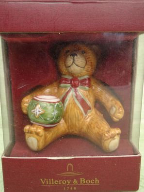 Porzellan Villeroy & Boch Christmas Teddy Kerzenständer Weihnachten OVP