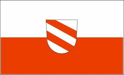 Aufkleber Fahne Flagge Landau an der Isar in verschiedene Größen