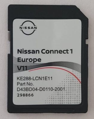 original Map Update 2022 Connect 1 Update V11 Navigation + kompatibel für + Nissan