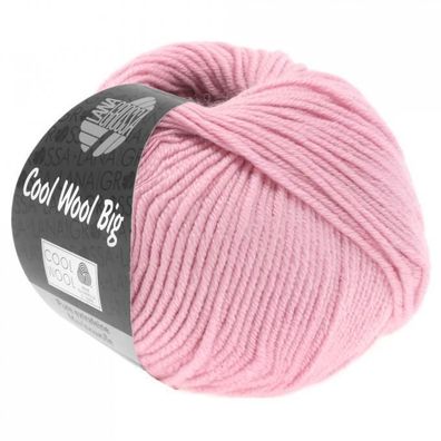 LANA GROSSA Cool Wool Big, Schurwolle Merino superfine, Fb 963, altrosa, 50 g