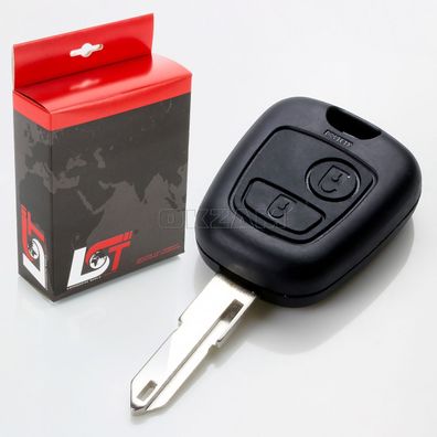 Ersatzschlüssel FUNK Schlüssel - Gehäuse MIT Rohling FÜR Peugeot Modelle