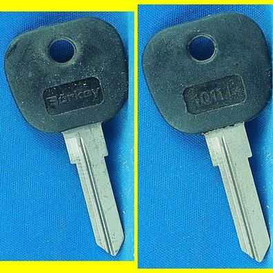 Schlüsselrohling Börkey 1011 L Kunststoffkopf für versch. BMW / Huf Profil HB / NB