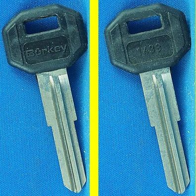 Schlüsselrohling Börkey 1433 Kunststoffkopf für Isuzu Profil A Serie 8001 - 9400