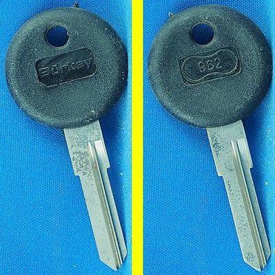 Schlüsselrohling Börkey 962 Kunststoffkop für Audi, Daf, Fiat, Iveco, Porsche, Scania