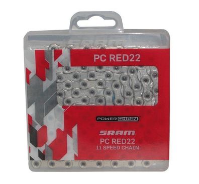 Sram Schaltungskette PC Red22 HollowPin 114 Glieder 11-fach mit Power-Lock