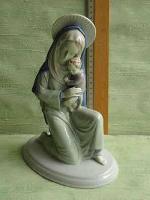 Mutter Gottes & Kind Maria Jesus Heiligenfigur Kunstporzellan Metzler & Ortloff 7265